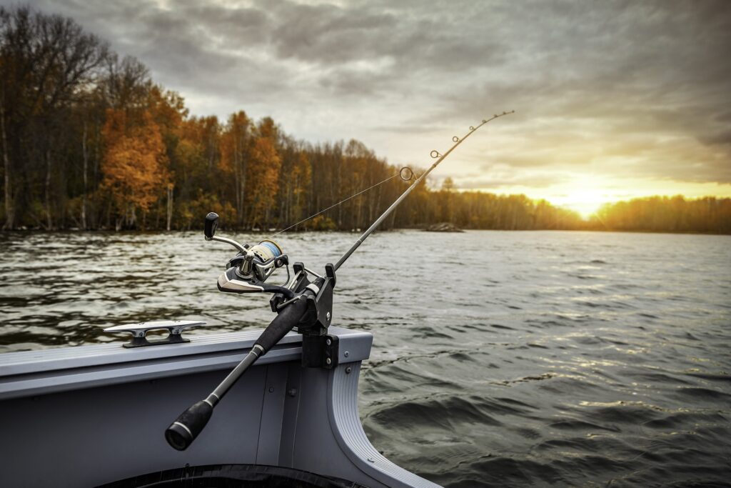 Fishing is one of the most popular water activities in Traverse City.