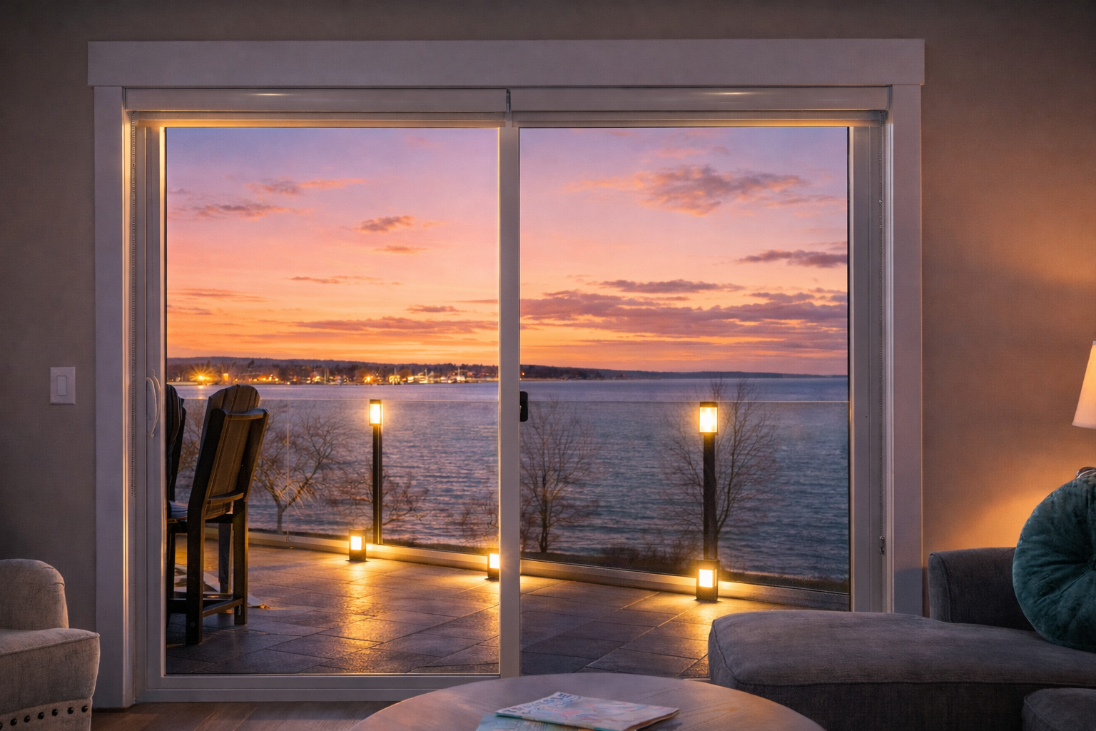 Cozy living room at 539 Bay Street condo with stylish decor, natural light, and a welcoming atmosphere